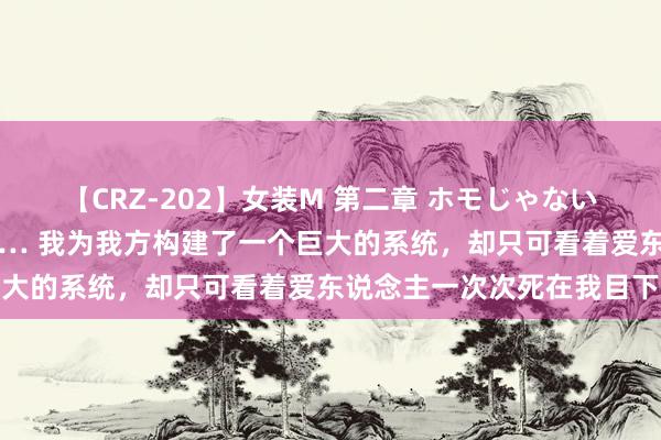 【CRZ-202】女装M 第二章 ホモじゃないのにチ○ポを欲しがる僕… 我为我方构建了一个巨大的系统，却只可看着爱东说念主一次次死在我目下