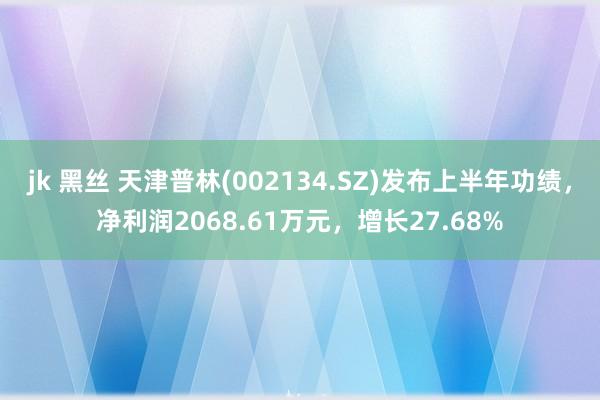 jk 黑丝 天津普林(002134.SZ)发布上半年功绩，净利润2068.61万元，增长27.68%